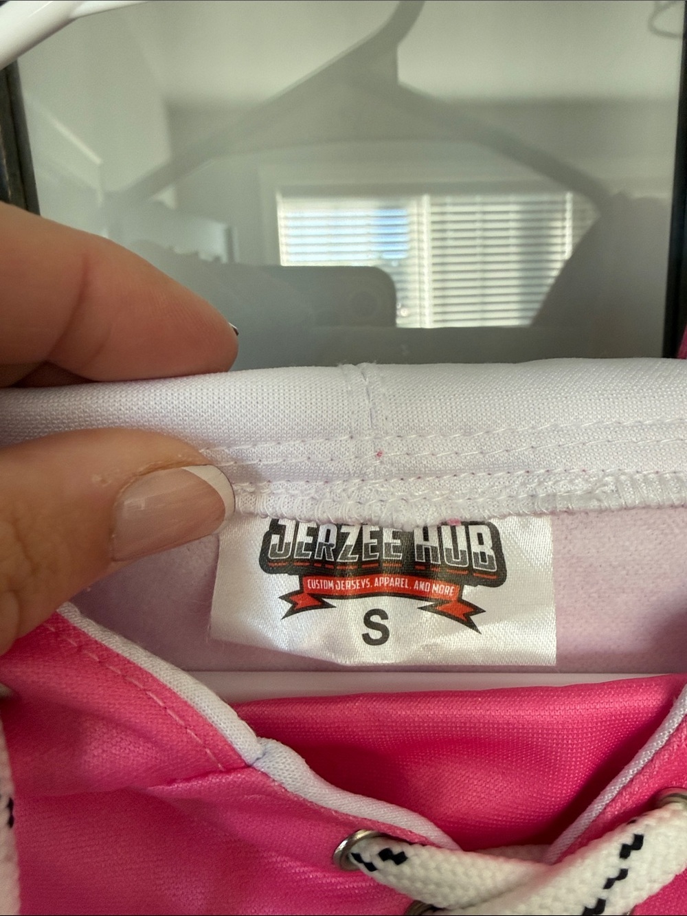 State of Hockey Women's Pink Performance Hoodie - Picture 2 of 8
